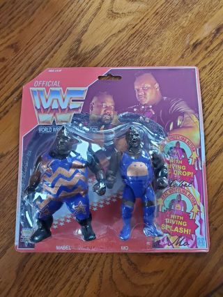 Hasbro Wwf Moc Men On A Mission - Mo And Mabel