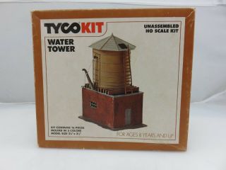 Tyco 7738 Water Tower Ho Scale Model Kit Railroading Unbuilt