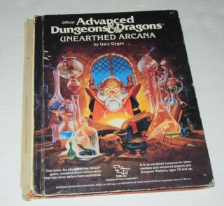 Tsr Official Advanced Dungeons & Dragons Unearthed Arcana 2017 Hardback