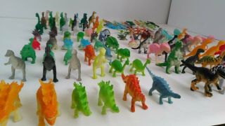 Dinosaur Learning Toys 104 Piece Little Tiny Small Figures Mini Assorted Vinyl
