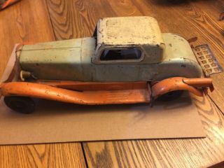 1932 Girard Pierce Arrow Pressed Steel Windup Toy Car