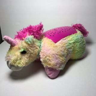 Pillow Pets Dream Lites Mini - Rainbow Unicorn By Pillow Pets