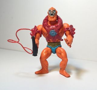 Motu Vintage He - Man - Top Toys - Beast Man - Red Whip,  Soft Head - Argentina