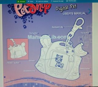 Hasbro 2005 Littlest Pet Shop Kitty Digital Virtual Pocket Game,  Tamagotchi 3