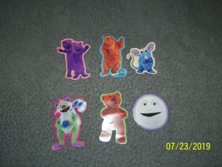 RARE Bear in the Big Blue House wall decor kids room 6 cut - outs wall art 3