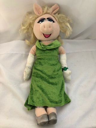 Disney Store Muppets Most Wanted Miss Piggy 20 " Plush Stuffed Animal Toy