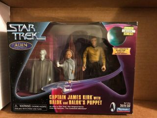 1998 Playmates Star Trek Capt.  Kirk,  Balok And Balok 