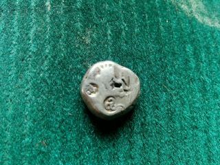 Ancient Solid Silver Coin Ar Siglos Achaemenid Empire 485 - 420 Bc