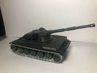 Vintage Solido French Amx Canon 90 Mm Guns Army Light Tank,  Fighting Armor Metal