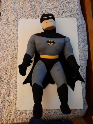 1994 Adventures Of Batman And Robin Batman 30 " Plush Poseable Rare Huge