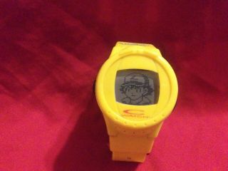 Vintage Pokemon C - Watch 25 Pikachu 1998 Nintendo Trendmasters Yellow