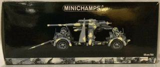 Minichamps Die Cast 1/35 German 88mm Flak 36 - 37 Anti Aircraft Gun German Import