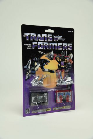 Transformers G1 Reissue Ravage Rumble Cassette Decepticon Christmas Toy