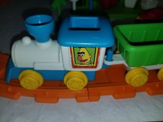 Vintage 1981 Child Guidance Sesame Street Railroad Train Set w/ Big Bird Cookie 3
