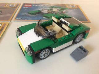 Lego Creator 3 - In - 1 Green Cruiser 31056 - 100 Complete With Instructions