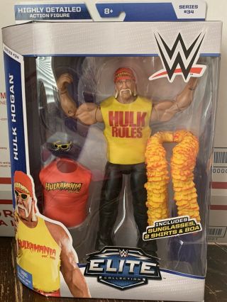 Wwe Mattel Hulk Hogan Elite Series 34 Figure Toy Moc