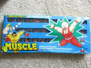 1985 Mattel M.  U.  S.  C.  L.  E.  1 Thug Busters Set,  Complete