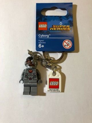 Lego Dc Cyborg Keychain