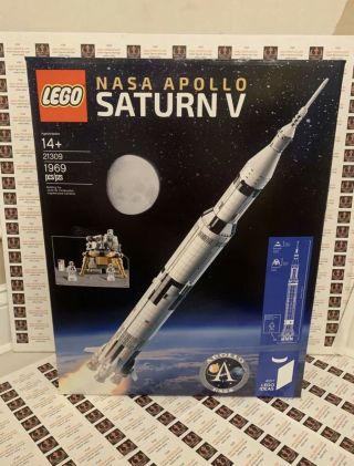 Lego 21309 Ideas Apollo Saturn V 5 Space Rocket Ship Moon Landing 11 Exclusive
