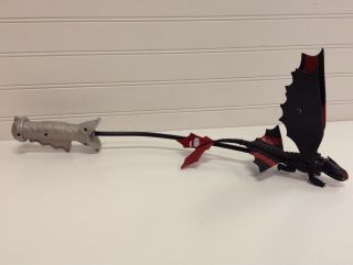 2014 Dreamworks How To Train Your Dragon Flying Toothless Figure On Handle Wand