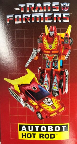 Hasbro Transformers Vintage G1 2018 Reissue Autobot Cavalier Hot Rod