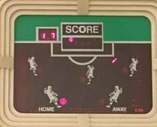 Vintage Coleco Head to Head Soccer Electronic Hand Held Game 9V Bat 2