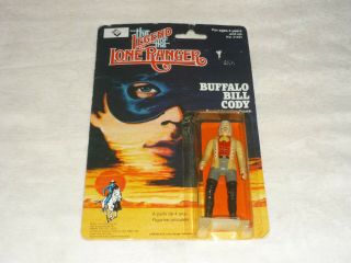 Vintage 1980 Irwin Legend Of The Lone Ranger Buffalo Bill Cody 3.  75 " Figure Mip