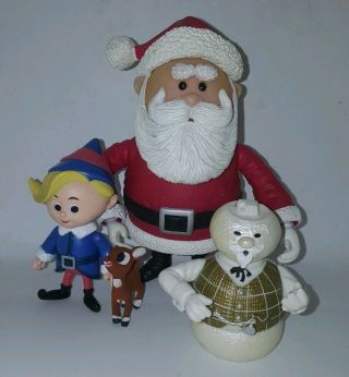 Memory Lane Rudolph The Red Nosed Reindeer,  Santa Claus,  Hermey,  & Snowman