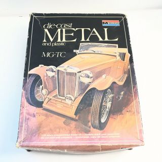 Vintage Monogram 1/24 Scale Die - Cast Metal Plastic Mg - Tc Kit 6102 1977