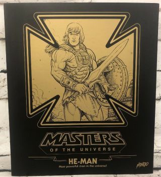 Mondo Collector’s Model Masters Of The Universe Motu He - Man 1/6th Scale Figure