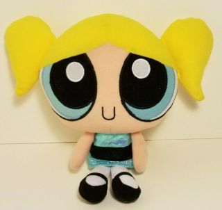 Cartoon Network Powerpuff Girls Bubbles Talking Plush Stuffed Doll 9 "