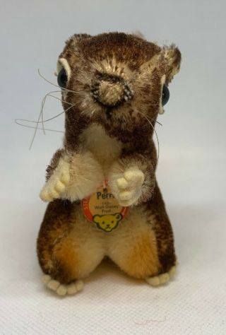 Vintage Steiff Perri The Squirrel With No Tag