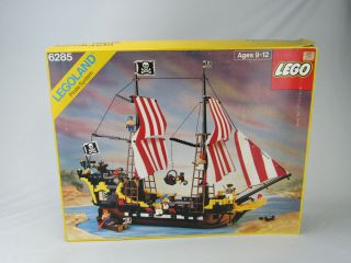 Lego 6285 Pirates Black Seas Barracuda Box Only 1989