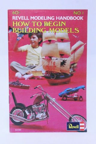 Vintage Revell Modeling Handbook How To Begin Building Models No.  1