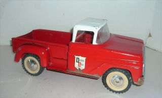 Vintage Tonka Western Auto Red Pickup Truck