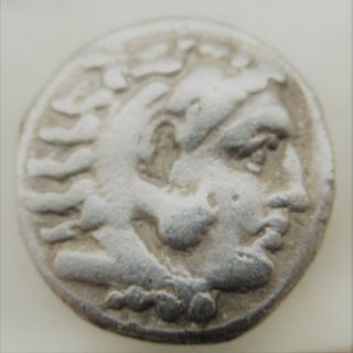 Ancient Greek Ar Silver Drachm Of Alexander The Great