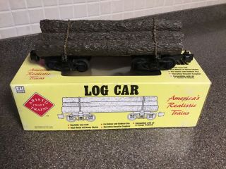 1 G 1;29 Aristo - Craft Art 86500 Log Car With Load & Tie Down Chains