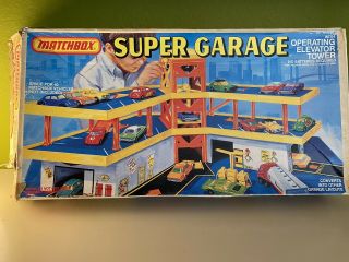 Vintage 1979 Matchbox/lesney Garage " Parking Garage " Almost Complete