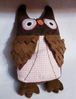 Circo Baby Owl Plush Stuffed Animal Brown 15 " Pink Soft Toy Hoot Bird