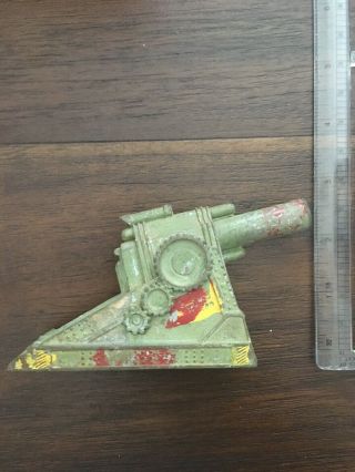Old Metal Toy Cannon For Military Army Soldier - Really Shoots