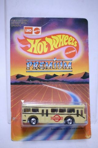 Vintage Hot Wheels Leo India Omnibus Single Decker Bus On Card