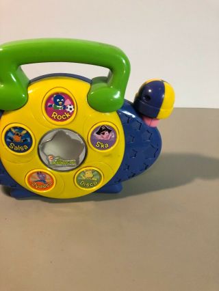BACKYARDIGANS Toy Radio MUSIC TALKING LIGHTS Microphone Boombox Nick Jr Mattel 3