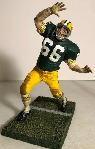 Mcfarlane Nfl Ray Nitschke Green Bay Packers Football 66 Bowl Hall Of Fame