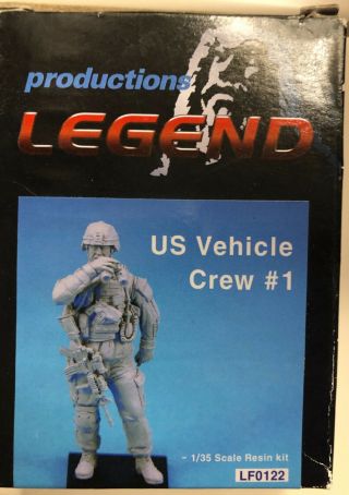 Legend 1/35 Modern Us Army Vehicle Crew Soldier No.  1 [resin Figure Model] Lf0122