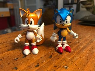 Sonic The Hedgehog & Miles " Tails " - Metallic - 25th Anniversary - Tomy