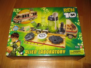 Bandai Ben 10 Alien Laboratory Grandpa Max Rv Rust Bucket Bus 2006 Box Afa