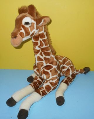 Fao Schwarz Large Plush Giraffe Animal Realistic Stuffed Toys R Us Plushie