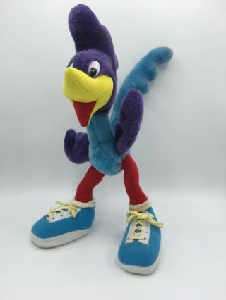 Road Runner - Looney Tunes - Vintage 1993 24k 15 " Poseable Plush Stuffed Toy Euc