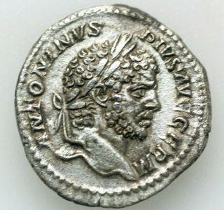 Roman Imperial Caracalla,  As Caesar Ad 196 - 198.  Rome Denarius Ar 2.  54gr;20mm/
