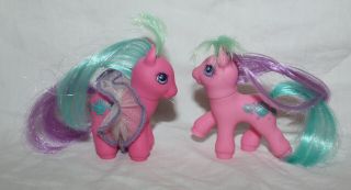 Vintage My Little Pony G2 Twins Moondust And Stardust Mlp